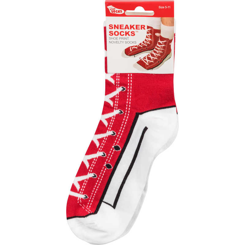 basket chaussette rouge